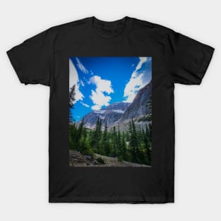 Jasper National Park Mountain Snowy Peak Photo V1 T-Shirt